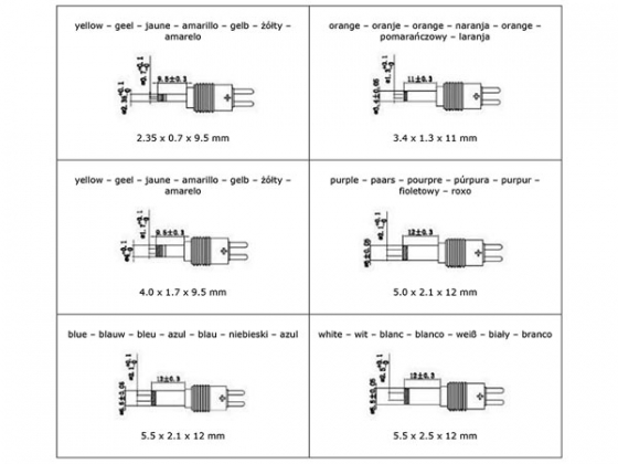 COMPACTE SCHAKELENDE VOEDING MET INSTELBARE UITGANG - 100-240 V - 3 tot 12 VDC - 1 A + 6 pluggen