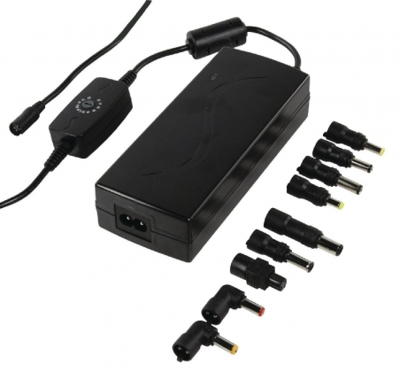 Notebook Adapter 12 / 14 / 15 / 16 / 18.5 / 19 / 19.5 / 20 / 21 / 22 VDC 125 W