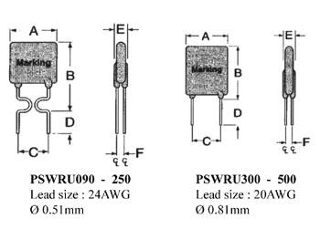 HERSTELBARE ZEKERING 1.1-2.2A / 30Vdc