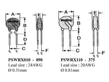 HERSTELBARE ZEKERING 0.5-1.0A / 60Vdc