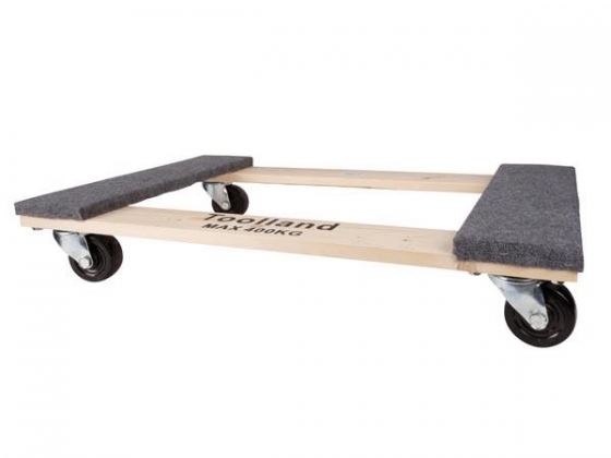 MEUBELROLLER - RECHTHOEKIG - 760 x 460 mm - MAX. LAST 400 kg