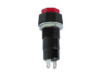 R18-24A DRUKSCHAKELAAR OFF-ON ROOD 3A/125V