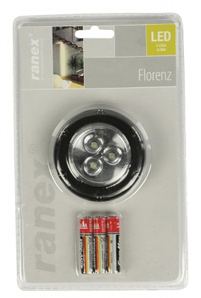 LED Lamp met Druktoets Zwart
