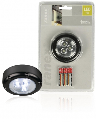 LED Lamp met Druktoets Zwart
