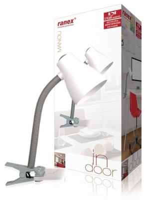 Desk Cliplamp 25 W Grijs