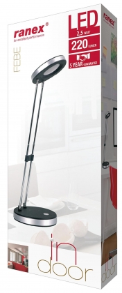 LED BureauLamp 2.5 W Zwart