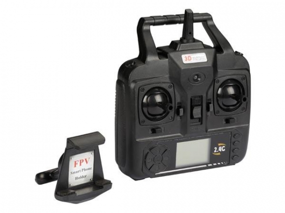 QUADCOPTER MET WIFI FPV-CAMERA (720P)- 2.4 GHz 4-KANAALSZENDER