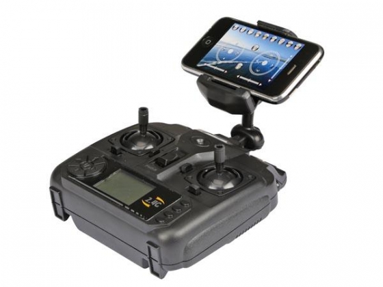 QUADCOPTER MET WIFI FPV-CAMERA (720P)- 2.4 GHz 4-KANAALSZENDER