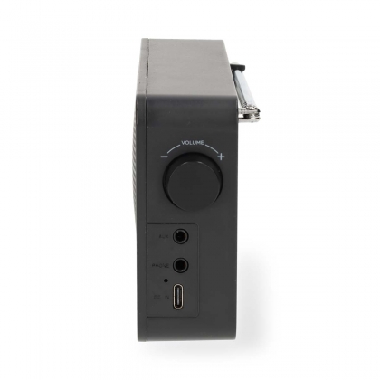 FM-Radio | Draagbaar Model | FM | Accu gevoed / USB Gevoed | Digitaal | 2 W | Scherm grootte: 1.77 " | Zwart-Wit Scherm | Bluetooth® | Koptelefoonoutput | Wekker | Zwart