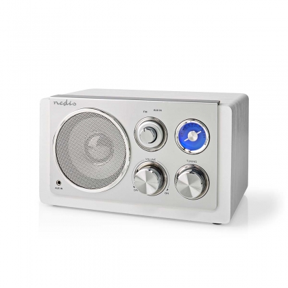 FM-Radio | Tafelmodel | FM | Netvoeding | Analoog | 15 W | IP20 | Wit