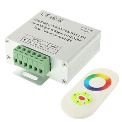 RGB LED CONTROLLER MET RF TOUCH-AFSTANDSBEDIENING
