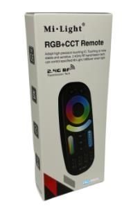 RGB-CCT afstandsbediening 2.4G 4-zones zwart