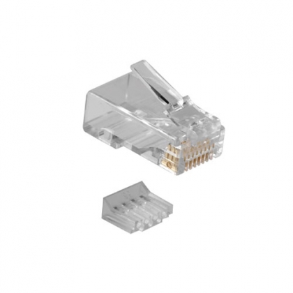 RJ45 (8P/8C) CAT5E modulaire connector met invoerstukje