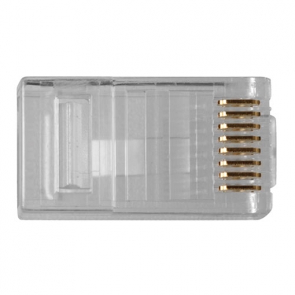 RJ45 (8P/8C) CAT5E modulaire connector met invoerstukje