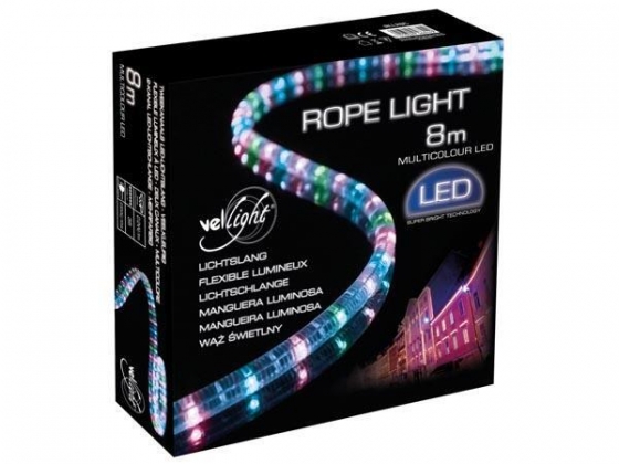 TWEEKANAALS LED-LICHTSLANG - VEELKLEURIG + CONTROLLER