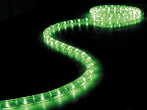 LED-LICHTSLANG - GROEN- op maat per 1.66 meter