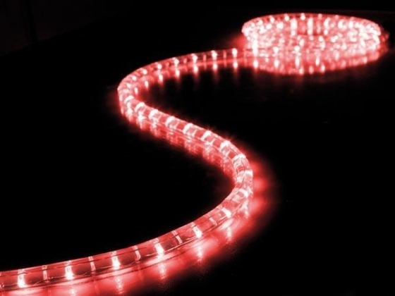 LED-LICHTSLANG - ROOD - op maat per 1.66 meter