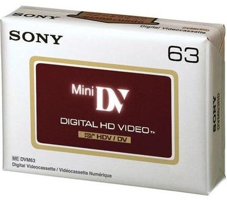 SONY DVM63HD DV HD VIDEOCASSETTE