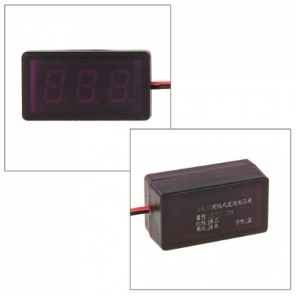 OPB PANEELMETER BLAUW 1.7-25VDC