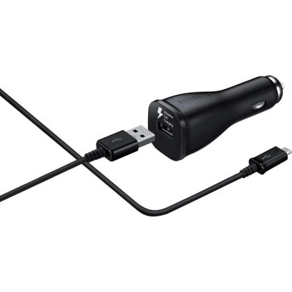 Samsung Fast Charging USB-C Autolader (Black) - EP-LN915CB