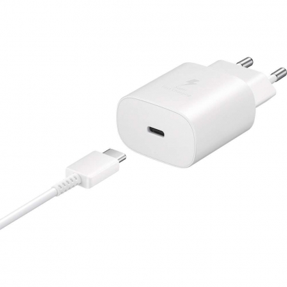 Samsung USB-C Fast Charger 25W Wit - EP-TA800XW (met kabel)