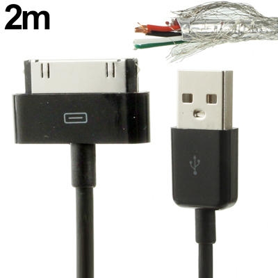 Samsung USB2.0 A - Samsung Tab 30pin data kabel 2mtr