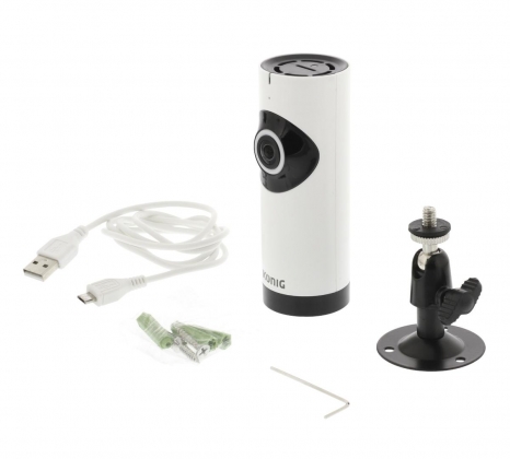 HD IP-Camera 1280x720 Panorama Wit/Zwart