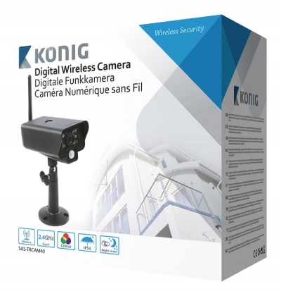 2.4 GHz Draadloze Camera Buiten VGA Zwart