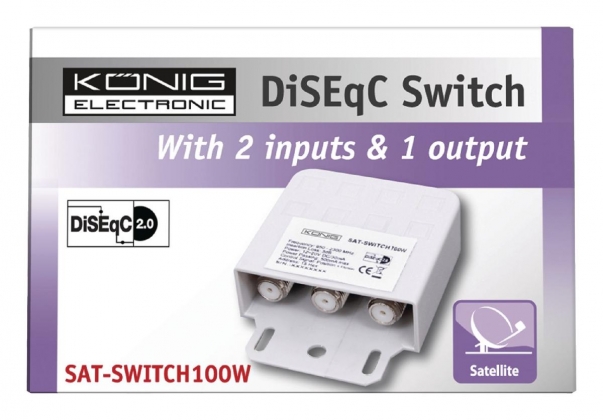 DiSEqC Switch 2/1 950-2300 MHz