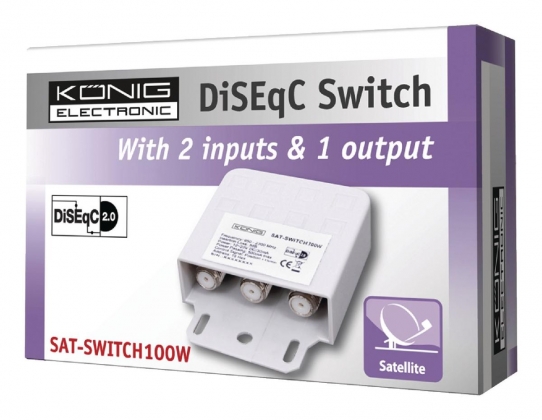 DiSEqC Switch 2/1 950-2300 MHz
