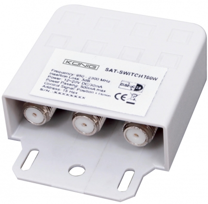 DiSEqC Switch 2/1 950-2300 MHz