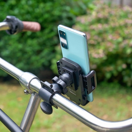 Smartphonehouder Fiets | Universeel XL | Verstelbare Breedte | Verstelbaar