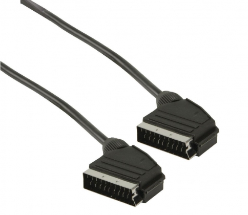 SCART Kabel SCART Male - SCART Male 1.50 m Zwart