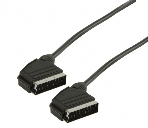 SCART Kabel SCART Male - SCART Male 1.50 m Zwart
