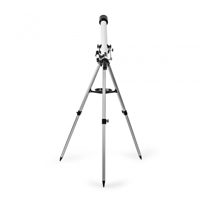 Telescoop | Diafragma: 50 mm | Brandpuntsafstand: 600 mm | Finderscope: 5 x 24 | Maximale werkhoogte: 125 cm | Tripod | Wit / Zwart