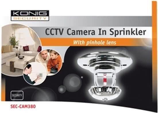 Verborgen camera in sprinkler-behuizing 