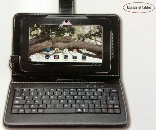 7 INCH TABLET ETUI MET USB TOETSENBORD