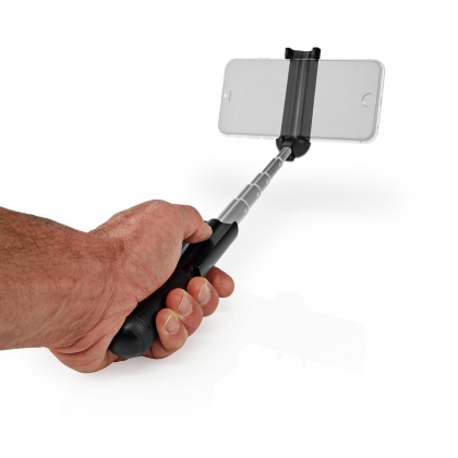 Bluetooth® Selfie Stick | Bluetooth®-versie: 4.2 | Maximale schermgrootte: 3.54 " | Gevouwen lengte: 15 cm | Uitgevouwen lengte: 48 cm | Maximaal draagvermogen: 400 g | Batterij Gevoed