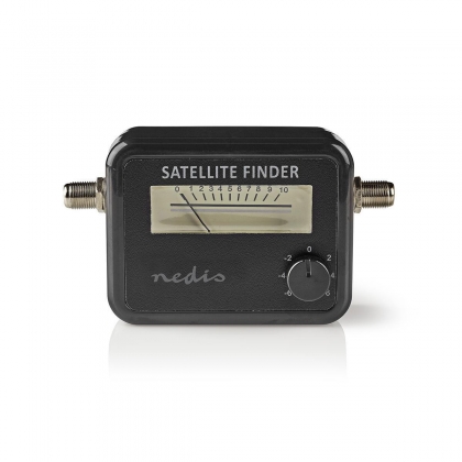 Signaalsterktemeter voor Satelliet | 950-2400 MHz | Ingangsgevoeligheid: 83 dB | Uitgangsniveau: 102 dBuV | Zwart
