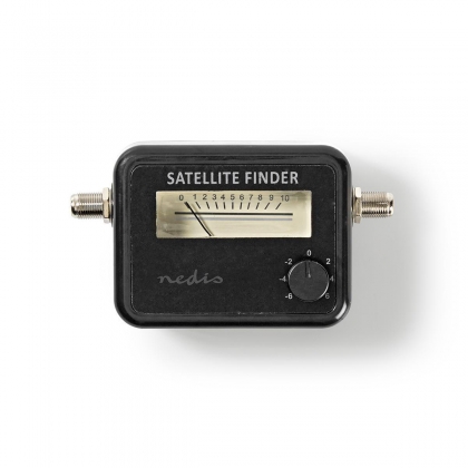 Signaalsterktemeter voor Satelliet | 950-2400 MHz | Ingangsgevoeligheid: 83 dB | Uitgangsniveau: 102 dBuV | Zwart