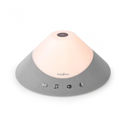 White Noise Machine | 20 Sound Options | 4 W | Maximale batterijduur: 5 uur | Dimbaar Licht | Tijdschakelaar | Grijs / Wit