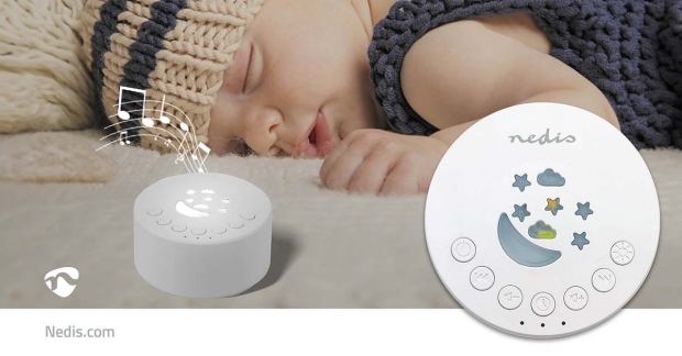 White Noise Machine | 18 Geluids opties | Dimbaar Licht | Tijdschakelaar