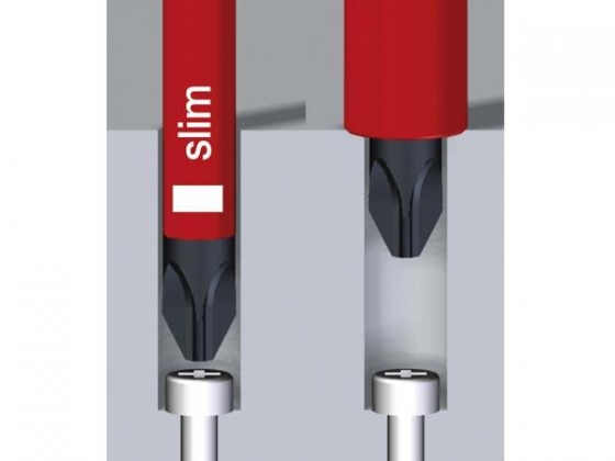 Wiha Schroevendraaier SoftFinish electric slimFix sleufkop (35391) 5,5 mm x 125 mm