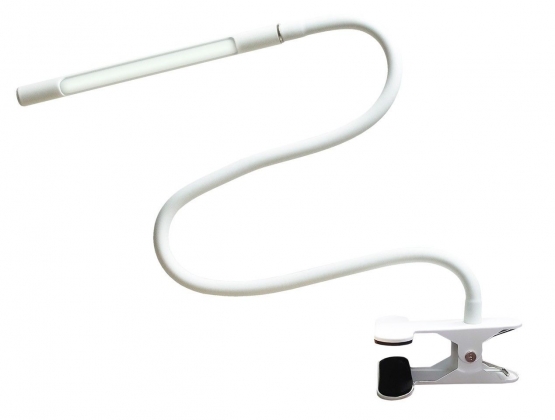Flexibele en Buigbare Slim LED-Lamp met tafelklem (Wit)