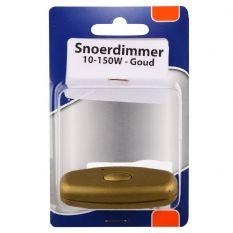 Elektronische LED-snoerdimmer 10-150W goudkleurig