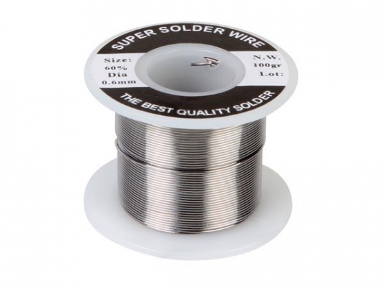 SOLDEER Sn 60% Pb 40% - 0.6 mm 100 g