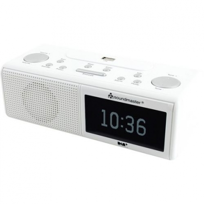 Soundmaster UR8350WE Digitale wekkerradio met DAB+ en USB