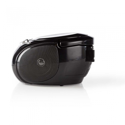 CD-Speler Boombox | Batterij Gevoed / Netvoeding | Stereo | 9 W | Bluetooth® | FM | USB-weergave | Handgreep | Zwart