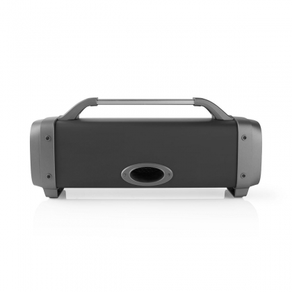 Bluetooth® Party Boombox | 12 hrs | 2.2 | 60 W | Media afspeelmogelijkheden: AUX / Micro-SD / Radio / USB | IPX4 | Koppelbaar | Handgreep | Feestverlichting | Grijs / Zwart