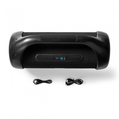 Bluetooth® Party Boombox | 9.5 uur | 2.1 | 120 W | Media afspeelmogelijkheden: AUX / USB | IPX5 | Koppelbaar | Handgreep | Feestverlichting | Zwart